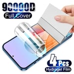 4 st Hydrogel Film för Samsung Galaxy S23 S20 S21 S22 Plus Ultra FE Note 20 9 10 Plus A52S A30 A53 A51 A50 A21S Skärmskydd S22 Ultra Hydrogel Film