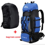 90L Waterproof Hiking Camping Backpack Trekking Bag Rucksack Large Capacity Trav