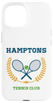 Coque pour iPhone 15 Hamptons Tennis Club Athlétisme