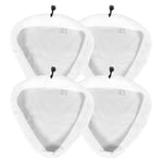 Cloths Covers Pads for WOLF 1500W Super H2OT 10-in-1 Steam Cleaner Mop x 4 Pack