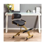 Ergonomic Kneeling Chair,Posture Correction Chair Knee Chair - Stool to Kneel for a Better Posture - Large Home Office or Desk Chair Knee Protector - Robust and Comfortable Orthope