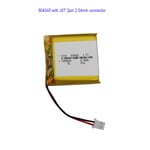 3.7V 1800mAh 6.66Wh Lipo Battery 804040 JST 2pin 2.54 Plug For GSP LED Tablet PC