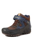 Geox Garçon J New Savage Boy B A Chaussures, Brown/Navy, 27 EU