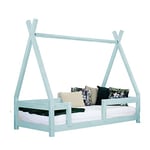 Benlemi Lit cabane Enfant NAKANA 120 x 180 Bleu Clair