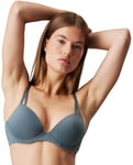 Calvin Klein Soutien-Gorge Balconnet Femme Lift Stretch, Gris (Blue Performance), 95D