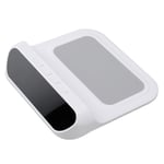 Alarm Clock Wireless Charger Digital Alarm Clock ABS Fast Charging For Bedroom