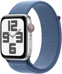 Apple Watch SE 2nd Gen 44mm LTE (Silver Alu/Winter blue sport loop)