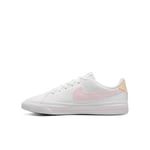 NIKE Legacy Court Sneaker, White Pink Foam Sesame Honeydew, 6.5 UK