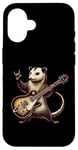 Coque pour iPhone 16 Retro Possum Rock Music Men Kids Women Funny Opossum Rock