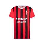 AC Milan Maillot Stadium Replica Saison 2024/2025, B0D6YX5YVR T-Shirt de Football, Rouge/Noir, L Adult-Unisex