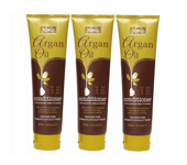 3 x Argan Oil Conditioner Moroccan Argan Oil Extract Smooth & Shiny Hair ***