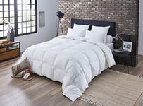 DODO, Oreiller Naturel Anti-acariens 65x65, Confort Médium, Oreiller  CALGARY 30% Duvet 70% Plumettes, Douceur Percale Coton et Thermorégulant, Fabriqué en FRANCE