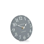 Thomas Kent Arabic Flax Blue Mantel Clock - 6 Inch