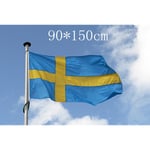 Svenska flaggan - 4 polyesterflagga