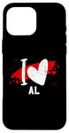 iPhone 16 Pro Max I Love AL T-Shirt I Heart AL Case