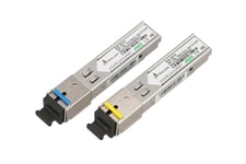 Extralink SFP 1.25G WDM 1310/1550NM SM 20KM SC - PAIR transceiver-moduler för nätverk Fiberoptik 1250 Mbit/s 1310 nm