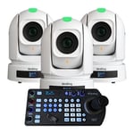 BirdDog P240 NDI PTZ Camera Bundle (White)