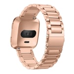 Fitbit Versa/Versa Lite/Versa 2 Stilrent länkarmband i metall, roséguld