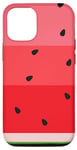 Coque pour iPhone 13 Modèle sans couture de fruits de pastèque, été, melon d'eau