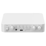 HIKVISION DS-QAE1A80G1-VB NETWORK AMPLIFIER, 80W (2X40W) 24VDC. RCA, BT, USB, MIC INPUTS