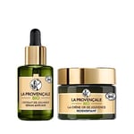 La Provençale Bio – Routine Anti-Âge - Sérum L’Extrait de Jouvence 30 ml plus Crème Or de Jouvence 50 ml – Pour Tous Types de Peau Même les Plus Sensibles