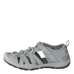 KEEN Unisex Kids Moxie Sandal, Silver, 3 UK