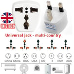 Universal Plug Adapter EU US UK AU CN To UK Type G Travel Socket Plug Converter*