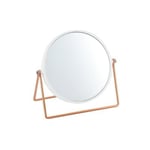 Miroir grossissant sur pied PRETTY Effet Cuivré Blanc MSV