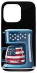 iPhone 13 Pro Patriotic coffee bean and maker costume Case