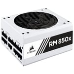 Corsair RM850x Alimentation PC (Modulaire Complet, 850 Watt, 80 PLUS Gold) Blanc