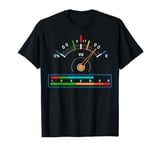 Retro VU Meter Hi-Fi Vintage Stereo Music Lover present T-Shirt