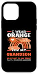 Coque pour iPhone 12 mini I Wear Orange For My Grandson Sensibilisation à la sclérose en plaques