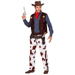 "COWBOY" (vest, chaps, hat, bandana) - (S)