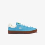 Lacoste Mens Baseshot Trainers in Blue Suede - Size UK 6.5