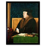 Wee Blue Coo Painting Antique Holbein Junior Thomas Cromwell Art Print Framed Poster Wall Decor 12X16 Inch