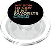 My Son In Law Is My Favorite Child Mother in Law Day PopSockets PopGrip for MagSafe