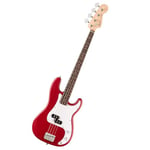 Squier by Fender Debut Collection™ Precision Bass® Guitar, Laurel Fingerboard, White Pickguard, Dakota Red