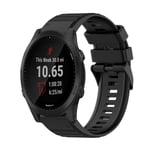 Garmin Forerunner 945 Klokkerem i silikon, 22mm - Sort