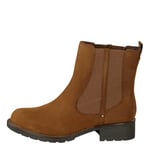 Clarks Orinoco Club, Bottes Chelsea Femme - Marron Brown Snuff - 35.5 EU