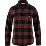 Fjällräven Fjällräven Övik Heavy Flannel Shirt W - Dark Navy-maroon - Dam - L- Naturkompaniet