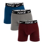 Nike Mens Dri-FIT Essential Micro 3 Pack Boxer Briefs in Multi colour - Multicolour material_polyester - Size X-Large