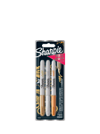 Sharpie Fine Metallic Markers, Pack of 3