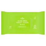 Morrisons Softer Sensitive Moist Aloe Toilet Tissue Wipes 40 Pack x 12