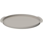 Cooee Design Carry Circle Brett Ø35 cm, Sand Sort Stål