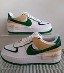 NIKE AIR FORCE 1 SHADOW SIZE UK 5.5 EUR 39 (DZ1847 102) White/Navy/Malachite