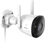 Caméra de Surveillance WiFi Extérieure,1080P Caméra IP WiFi Extérieure Étanche IP67 avec Vision Nocturne de 30m,Détection de Mouvement AI,Compatible avec Alexa Google Home (Bullet 2C)