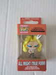 PORTE CLES  ALL MIGHT TRUE FORM - MY HERO ACADEMIA - POCKET POP KEYCHAIN - FUNKO