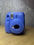 Fujifilm Instax Mini 9 Cobalt Blue Instant Camera 60mm Focus Range 0.6m -CP