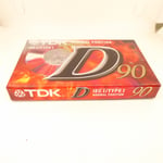 TDK - CASSETTE AUDIO TAPE - K7 - IEC I / TYPE 1 - SCELLE - SEALED - D90 - D 90