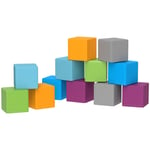 Rootz Soft Building Block Set - Skumblock - Pedagogisk leksak - Balans & koordinationsutveckling - 20cm x 20cm x 20cm